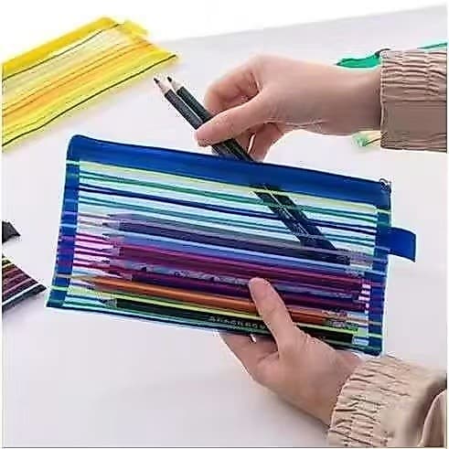 OFERTA Bolsinha Estojo Nécessaire Nylon Multicolorido Bolsa Multifuncional Com Zíper Multiuso Organizadora Vario Tamanh0