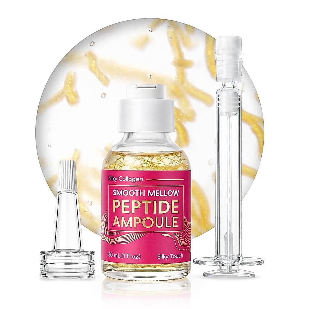 Sérum de Colágeno Profundo, Ampola de Peptídeos de Seda com Colágeno Profundo, Suporta a Elasticidade da Pele e a Textur