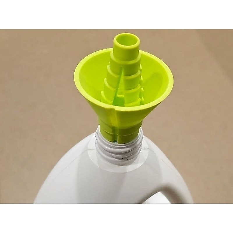 Kit Funil Adaptador de Transferência de Líquidos Universal para Garrafas Shampoo Detergente Cozinha Banheiro Limpeza