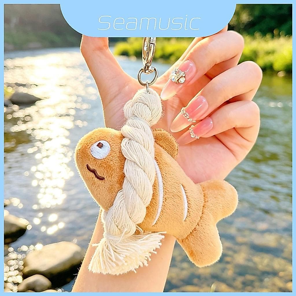 Porta-Chaves Pequeno Do Luxuoso Peixe Seco Com Decoração Bonito Da Chave Estilo Dos Desenhos Animados Para