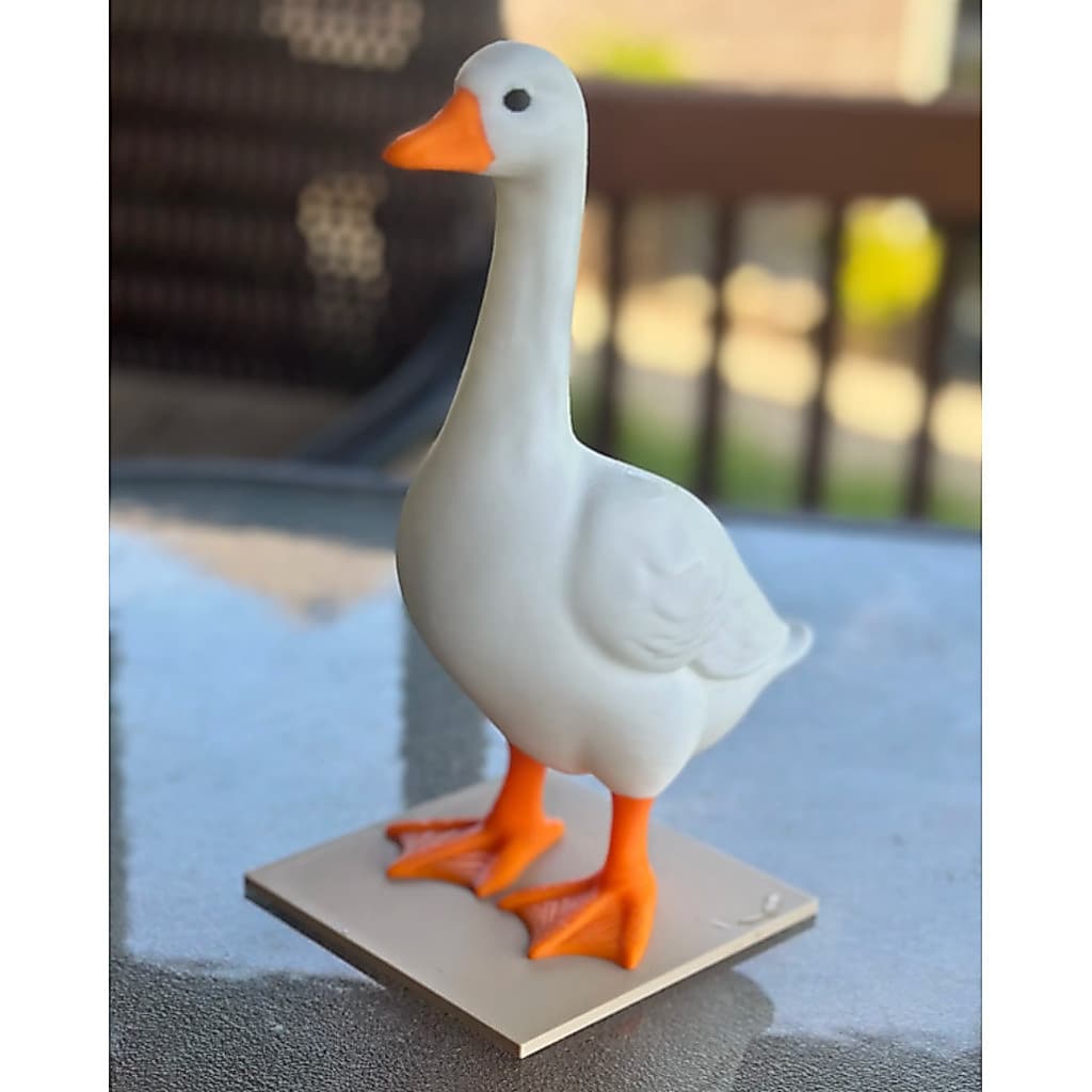 Ganso Decorativo em Impressão 3D-  Enfeite para Casa