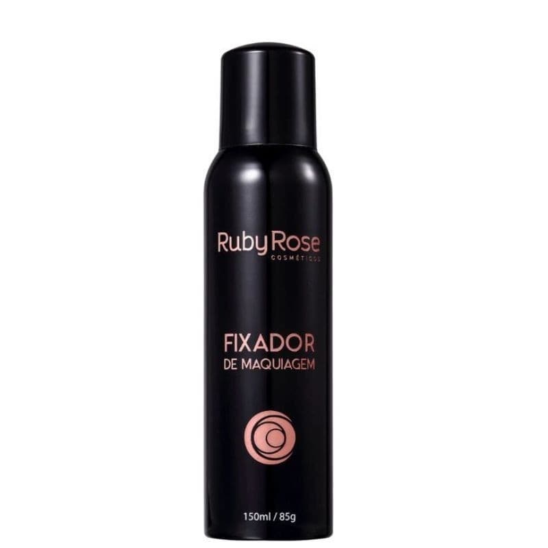 Fixador de Maquiagem Ruby Rose Spray 150ml Bruma Fixadora Longa Duração Secagem Rápida Acabamento Profissional
