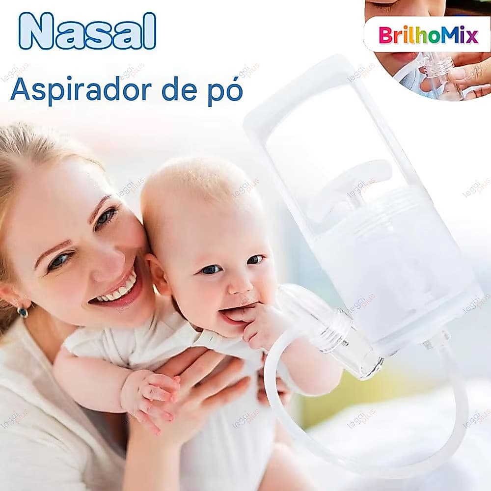 Aspirador de Nariz Bebê Manual – Sucção a Vácuo para Desobstrução