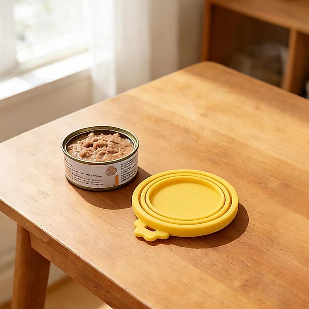 Tampa de Silicone para Latas de Ração de Animais de Estimação, Reutilizável, Livre de BPA, Tampa Universal para Latas, C