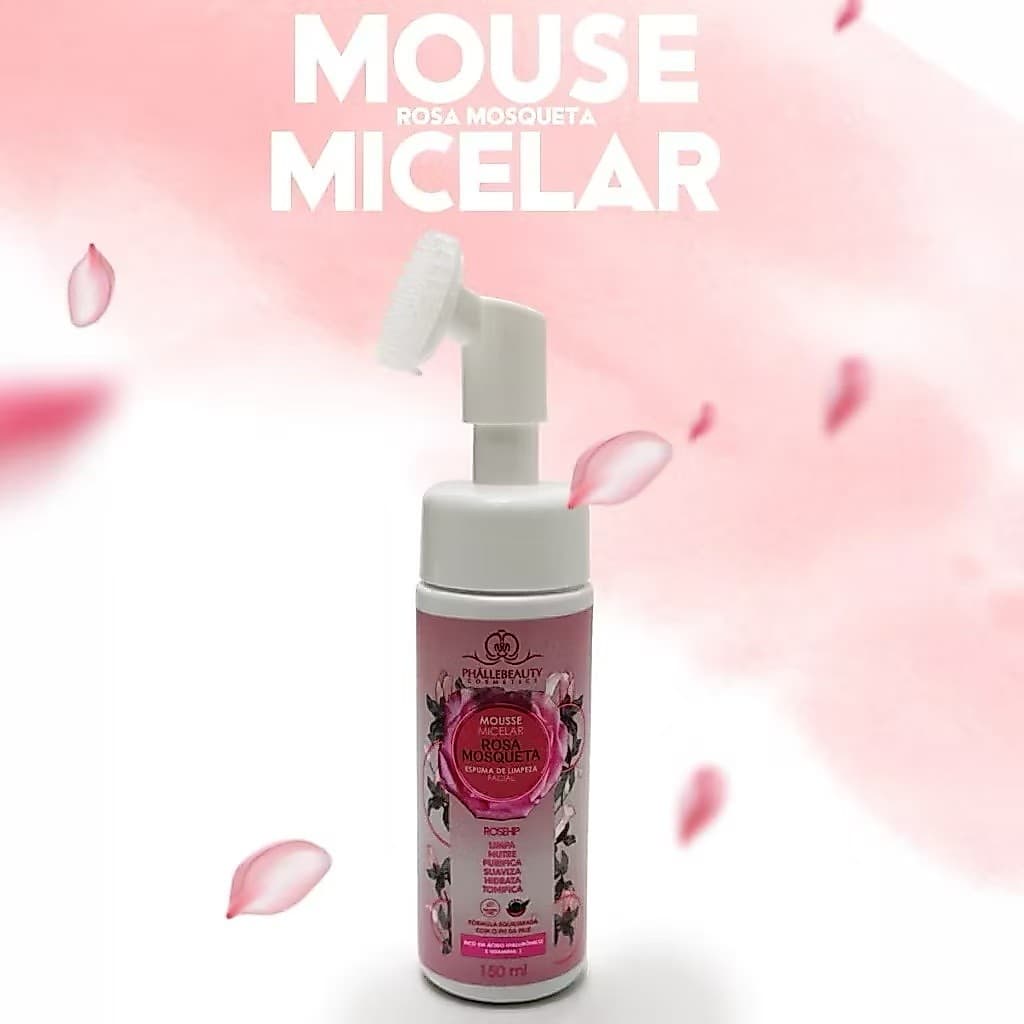 Mousse Micelar Rosa Mosqueta Phállebeauty 150ml PH0565