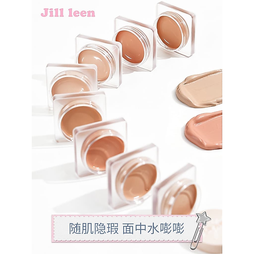 JILLLEEN Corretivo Iluminador Facial Multi-Efeito Corretivo Paleta Iluminando Capa Marcas de Acne Olheiras Lágrima Gro