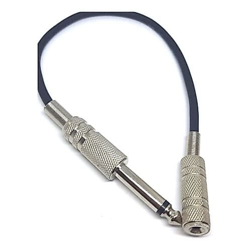 Adaptador Jack P2 (fêmea) Estéreo + P10 Mono (macho) De 20cm