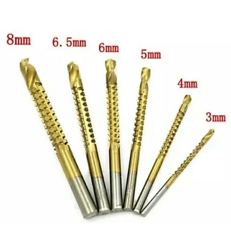 BROCA ESPIRAL CORTE LATERAL REVESTIDO DE TITANIO PARA MADEIRA E METAL