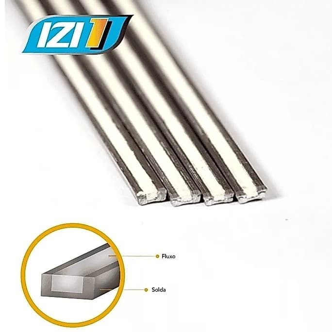 Vareta De Solda Izi 1 Alumínio X Alumínio E Alumínio X Cobre 10 Unidades