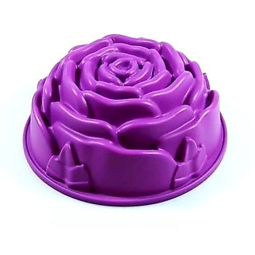 Forma Bolo Silicone Formato Rosa