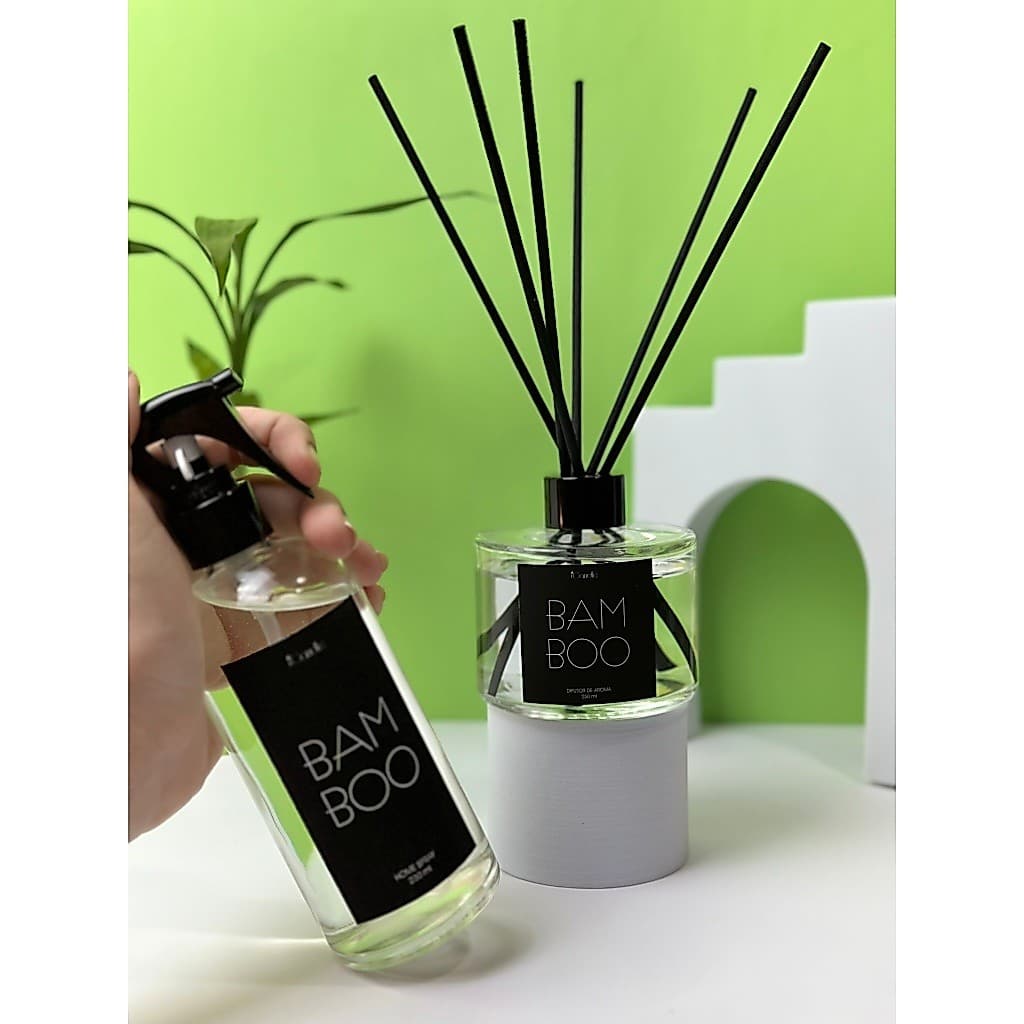 Kit Aromatizador de Ambiente Home Spray + Difusor de Ambiente Vidro