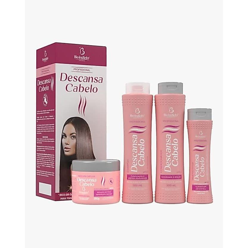 Kit Capilar Profissional Descansa Cabelo 4 Itens - Bio Instinto