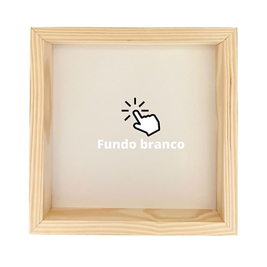Nicho em Pinus com Fundo Branco