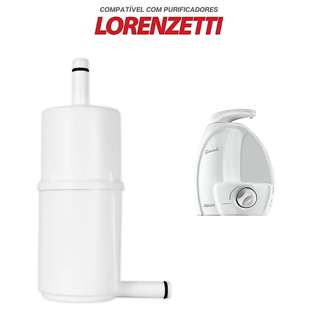 Refil Filtro Purificador Gioviale Compatível Lorenzetti Vela Rpc-01 HF-GIO