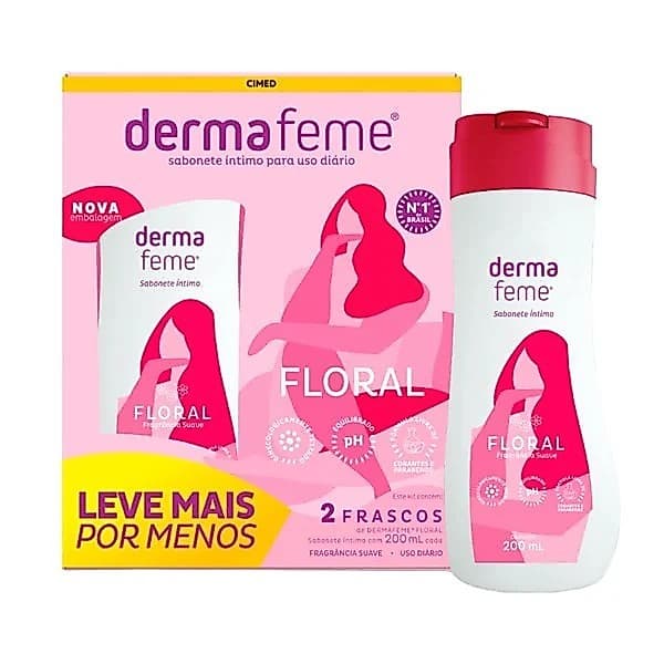 Kit DermaFemme 2 unidades 200ml cada Dermacyd Kronel