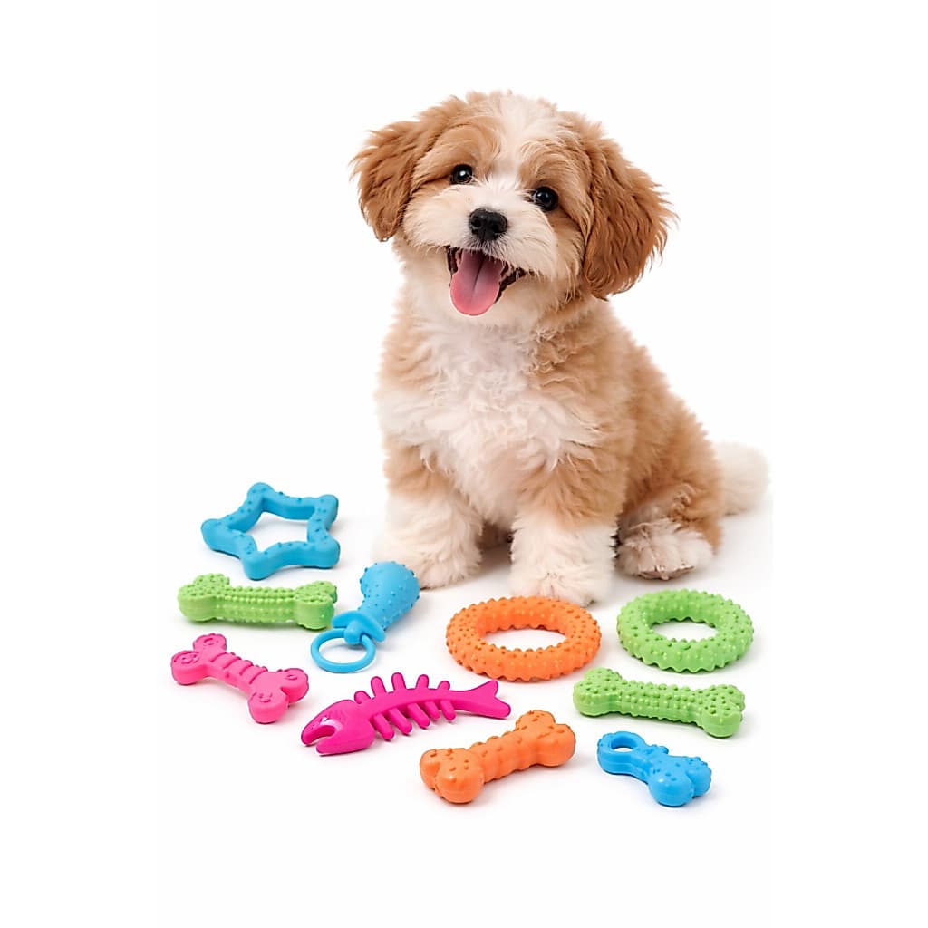 Kit mordedor para cachorro - Mordedores resistentes anti estresse - Brinquedos para cachorro