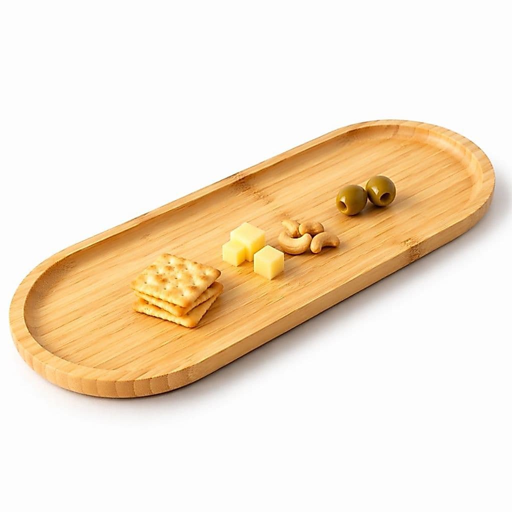Bandeja Bambu Oval 34cm Mimo Style Ecokitchen | Petisqueira, Tábua de Frios, Gamela, Mesa Posta, Café, Decoração