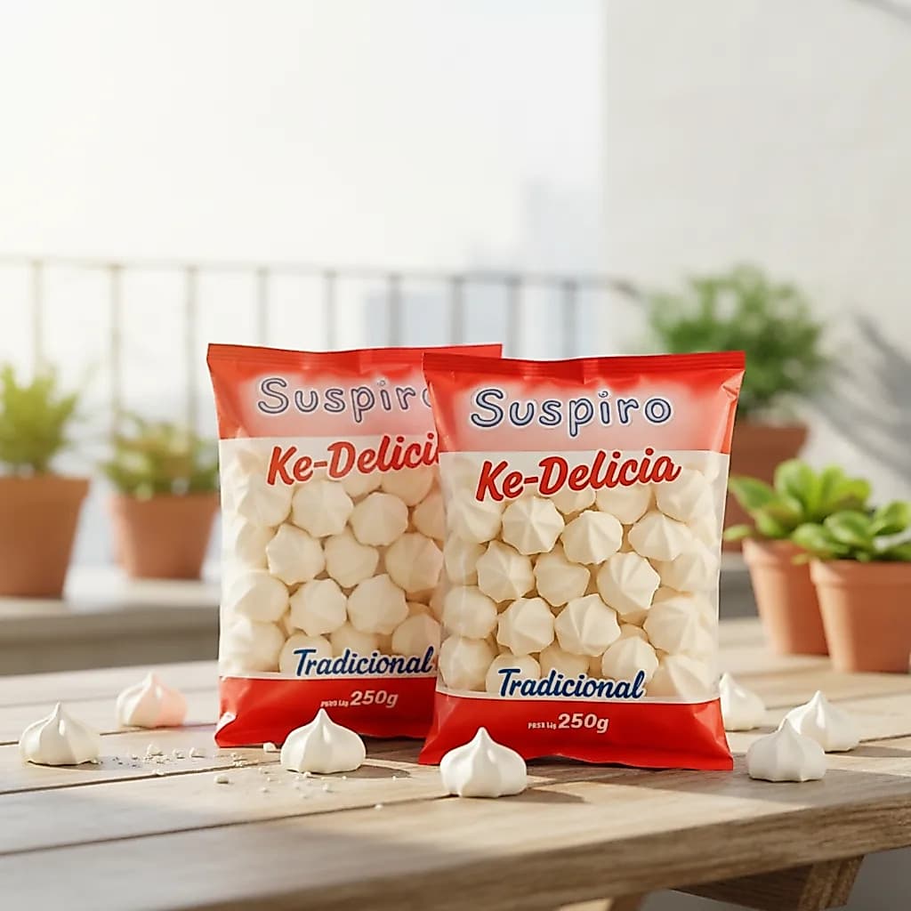 Suspiro Tradicional Merengue caseiro 500g Para Sobremesa Lembrancinhas Festas Decoração