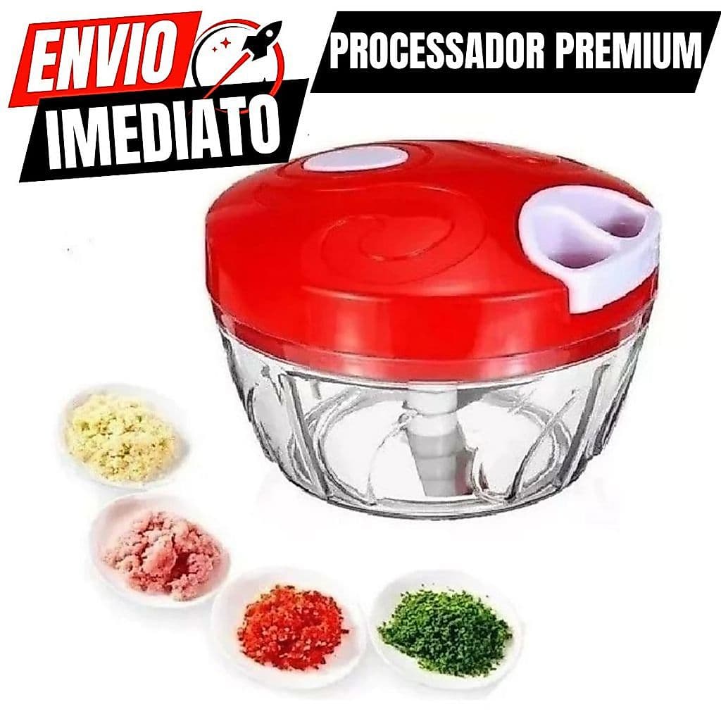 Processador E Triturador De Alimentos Manual 3 Laminas Prime