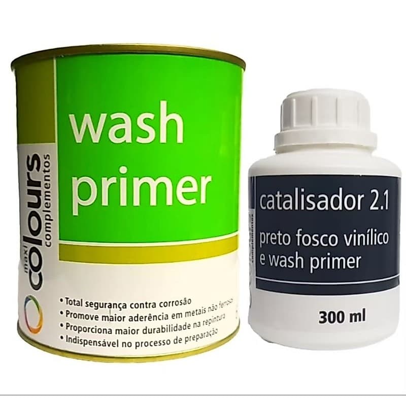 Wash Primer Fundo Fosfatizante com Catalisador Maxi Rubber