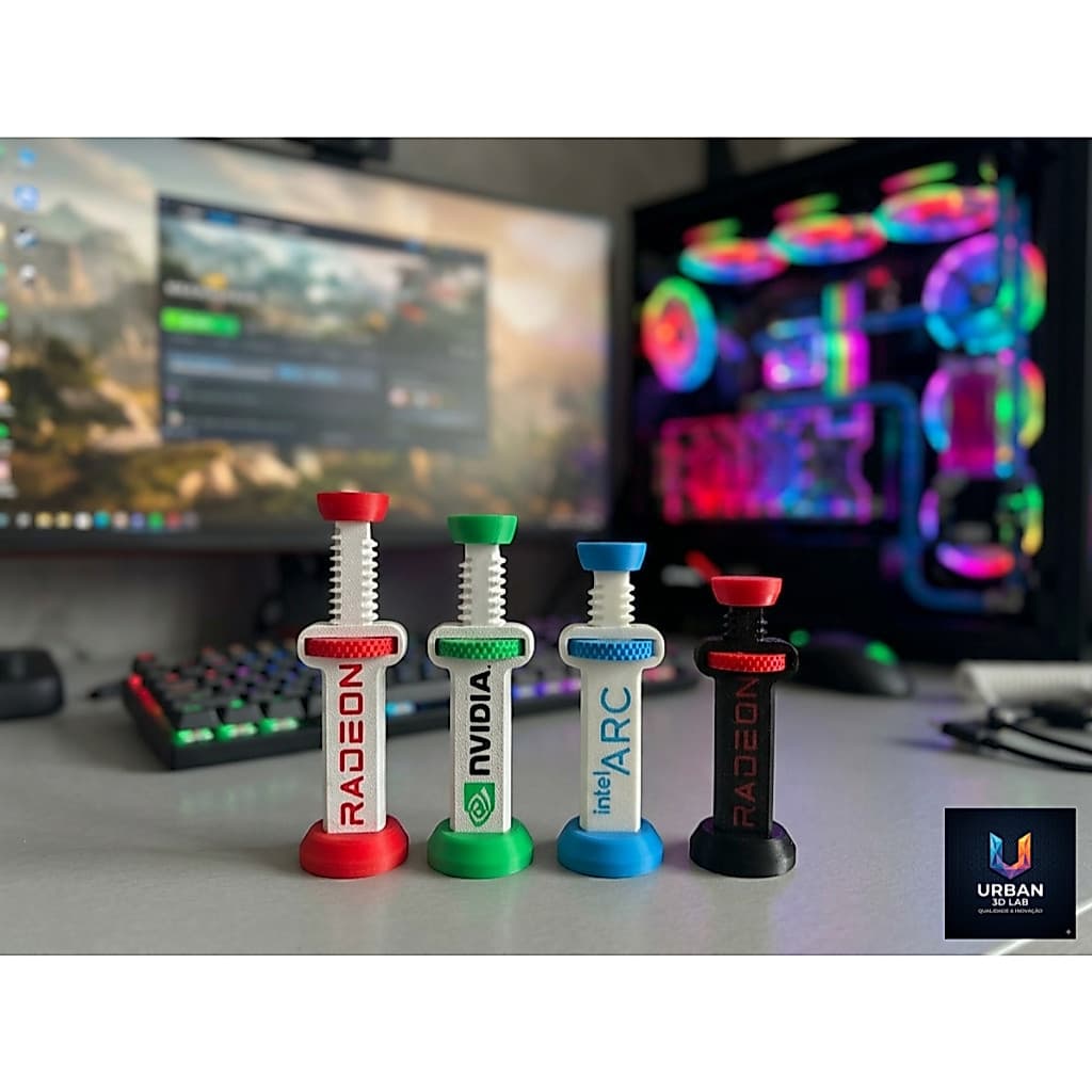 Suporte Ajustável Vertical Para Placa de Video GPU HD PC Colorido