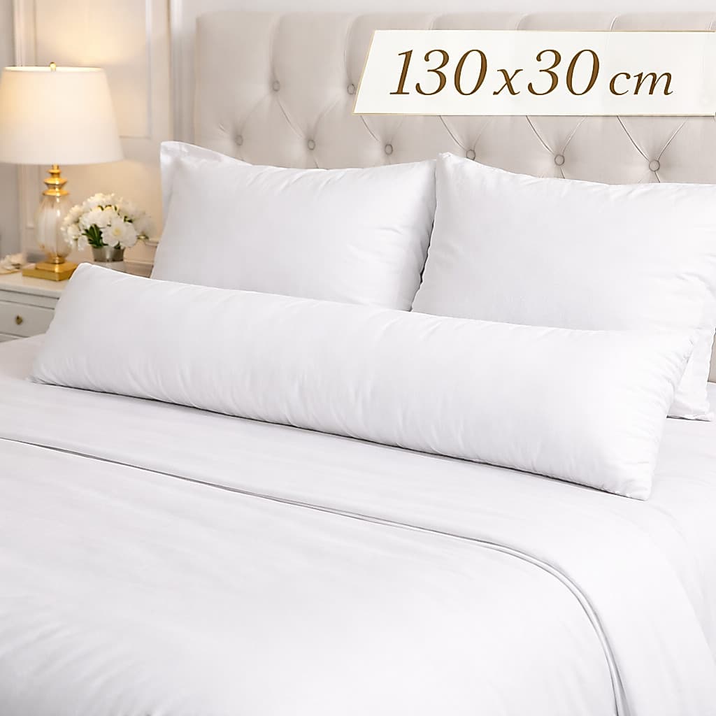 Travesseiro de Corpo 130x30 Xuxao Maridao Cheio Macio Micropercal Antialérgico Antiácaro
