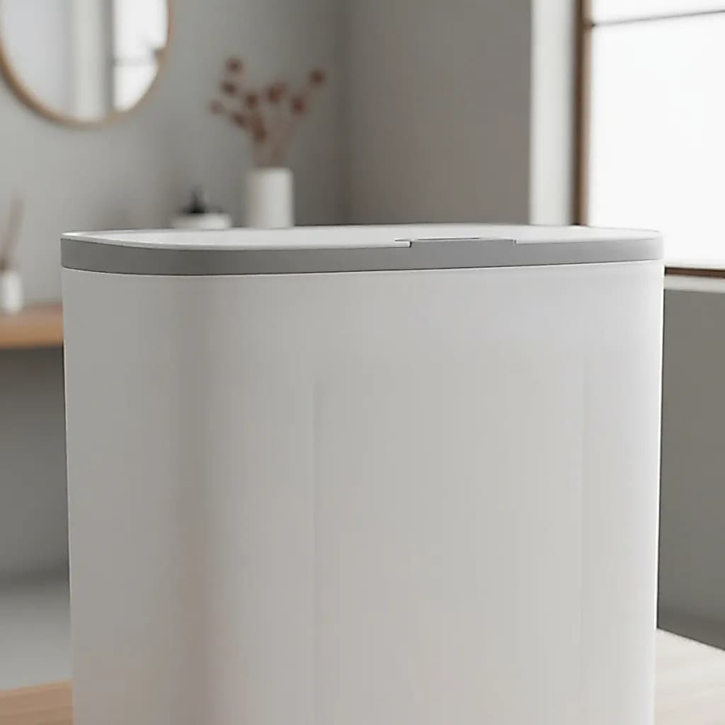 Lixeira Automática 14 Litros com Sensor – Higiene e Tecnologia para sua Casa. Moderna, Abertura Automática e Sem Toque
