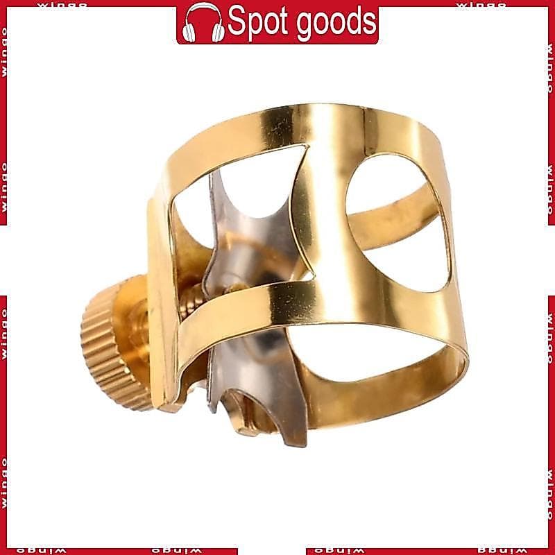 WIN Bocal Anéis Saxofone Metal Ligadura Clipe Flauta Cabeça Braçadeira Duradoura