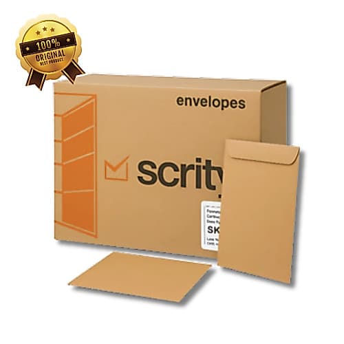 Envelope A4 Kraft Pardo Natural 22,9x32,4 250 Unidades 80gr