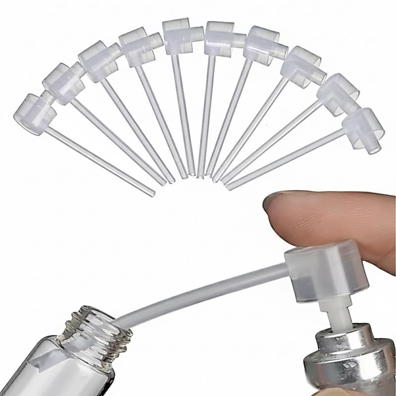 Dispensador Em Bico Fino Para Transferência De Perfume Decante Translucido