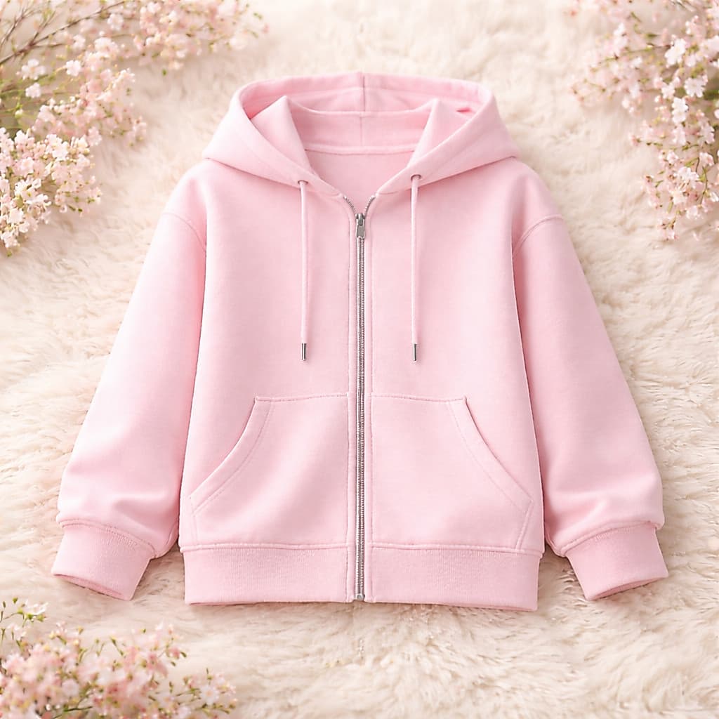 Blusa Moletom Infantil Com Bolso e Capuz Menino e Menina Infanto Juvenil Casaco Quentinho Canguru