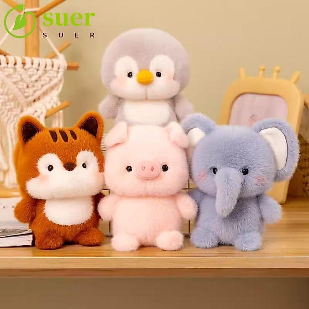 Travesseiro De Pelúcia SUER1YE , Boneca Companheiro De Urso De 16 Cm , Brinquedo Animal Elefante Super Macio