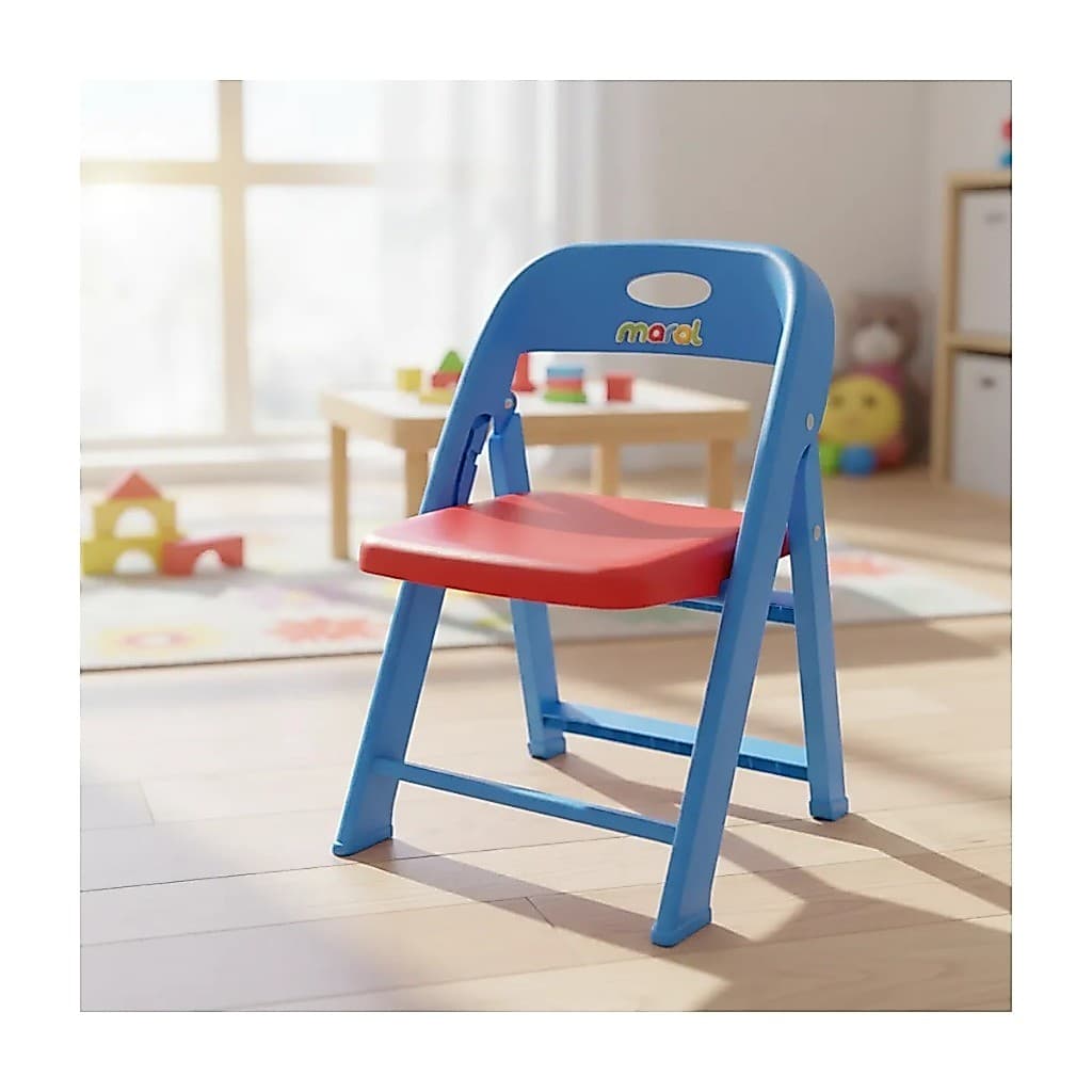 Cadeirinha Infantil Dobrável Azul Ou Rosa Caderinha Criança Infantil ideal a Partir de anos Até 25 Kilos