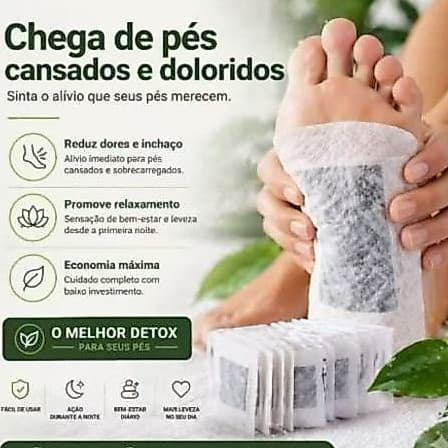Kit ate 50 Almofada kino para o Pé Para Alívio da Tensão Descanso Antiestresse