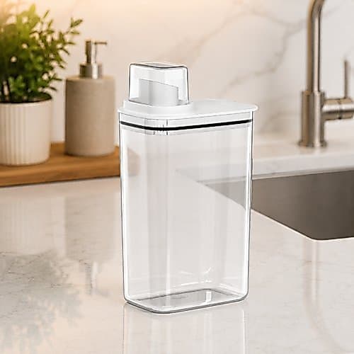 Dispenser Sabao Liquidos 23L Cinza Funcional Elegante Cozinha Banheiro Pratico