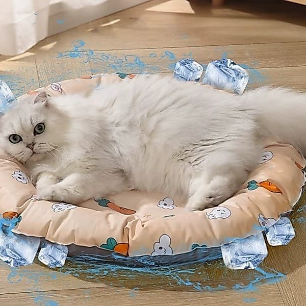 Tapete de gelo para animais de estimação, tapete fresco de verão para gatos, maca de gelo, tapete legal para cães, tapet