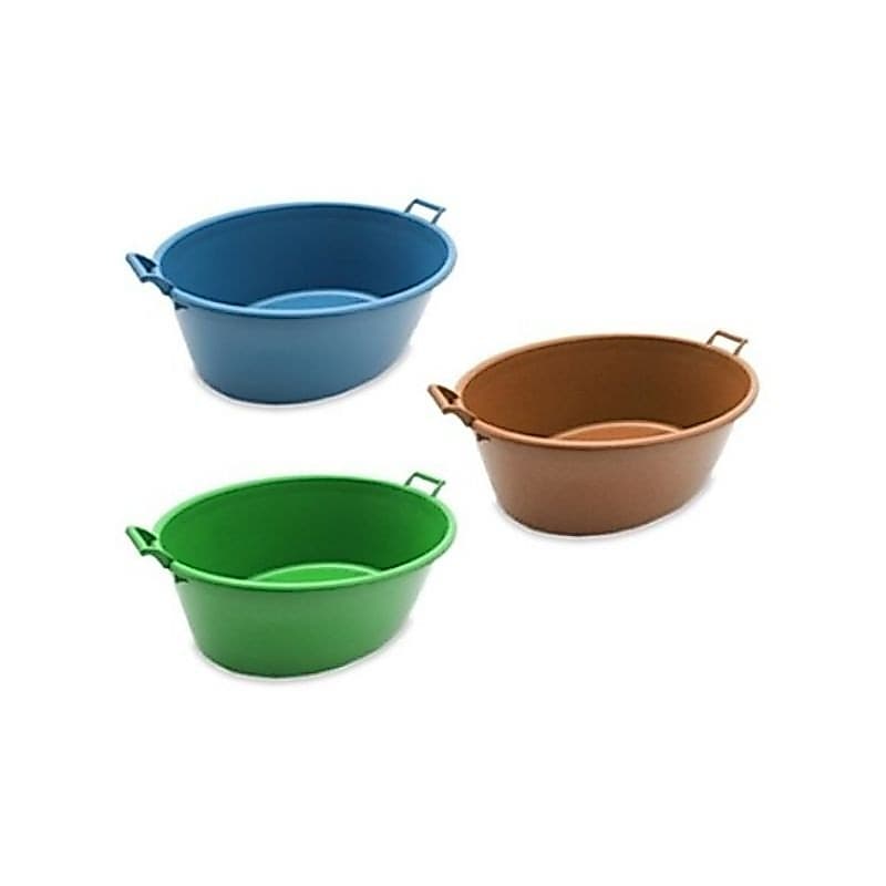 Bacia 33L Oval Multiuso Em Plástico Resistente – Limpeza e Organização