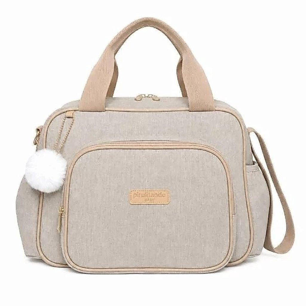 Bolsa de Passeio Pirulitando Baby Aconchego Marfim