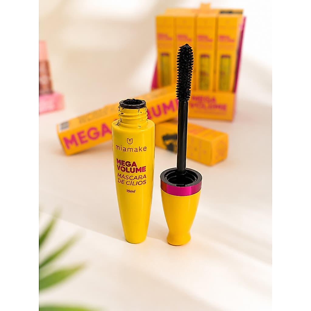 Rímel Mascara de Cílios Mega Volume Efeito Cílios Postiços