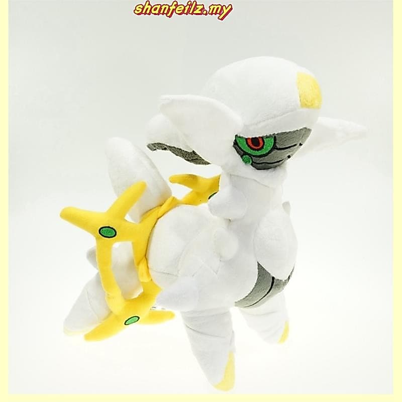 Boneco de Pelúcia Pokémon Arceus, Deus da Criação, Boneco Periférico de Jogo Animado, Brinquedo de Decoração de Quarto C