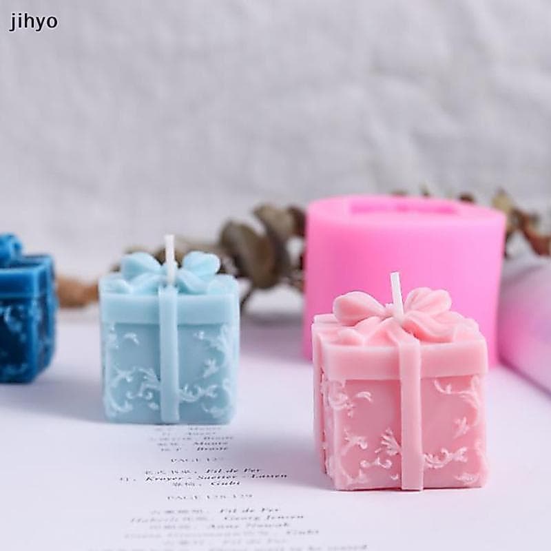 [jihyo] Molde De Vela DIY Sabão Artesanal Caixa De Presente De Natal Silicone