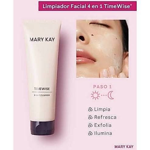 Gel de Limpeza 4 em 1 TimeWise 127g (mista/oleosa) ou (normal/seca).