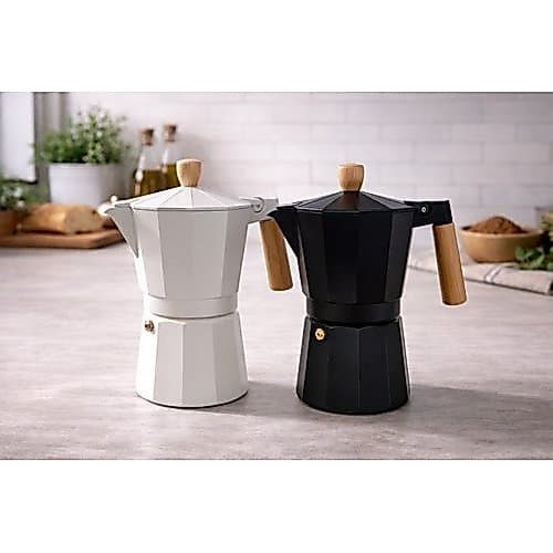 Cafeteira Italiana Milao 6 Xicaras 300ml Cafe Espresso Tradicional Alumínio Resistente Cozinha Moderna