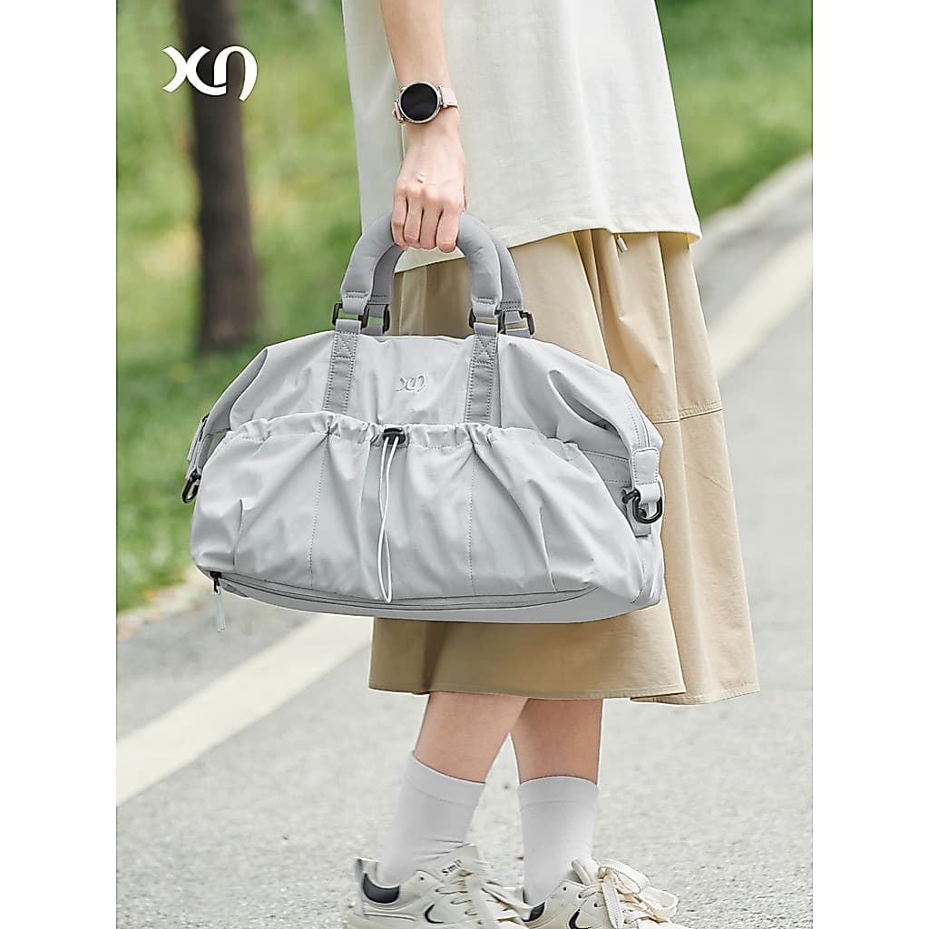 Shinmachi bolsa de viagem de curta distância feminina leve bolsa mensageiro de grande capacidade portátil viagem de negó