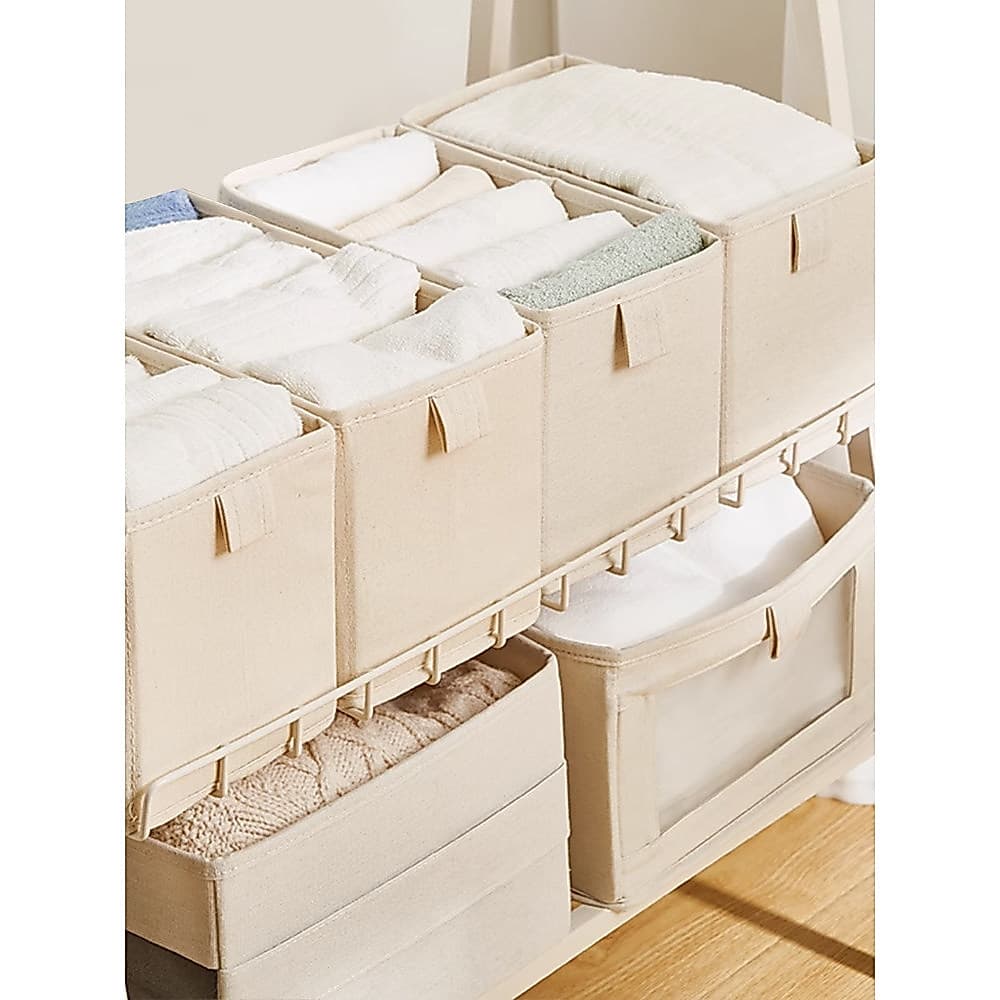 Guarda-roupa roupas calças cesta de armazenamento roupa interior calcinha cesta de armazenamento em camadas ferramenta ú