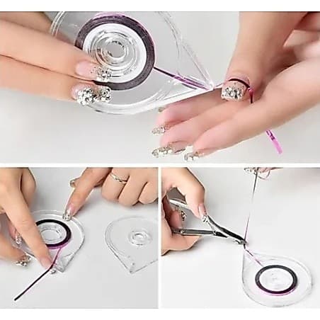 Kit 6 Porta Fitilho De Acrilico Para Unhas Manicure Gel Oferta