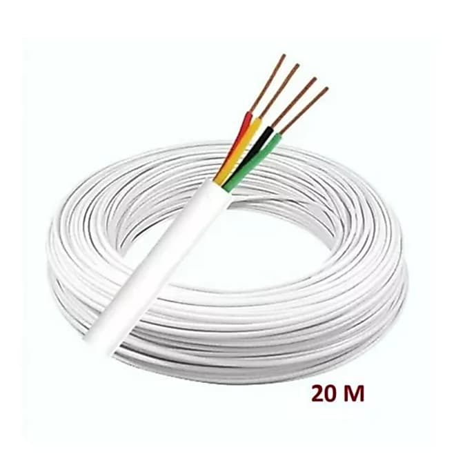 Cabo 4 Vias Para Inst De Video Porteiro Alarme E Cftv Multilaser 100m