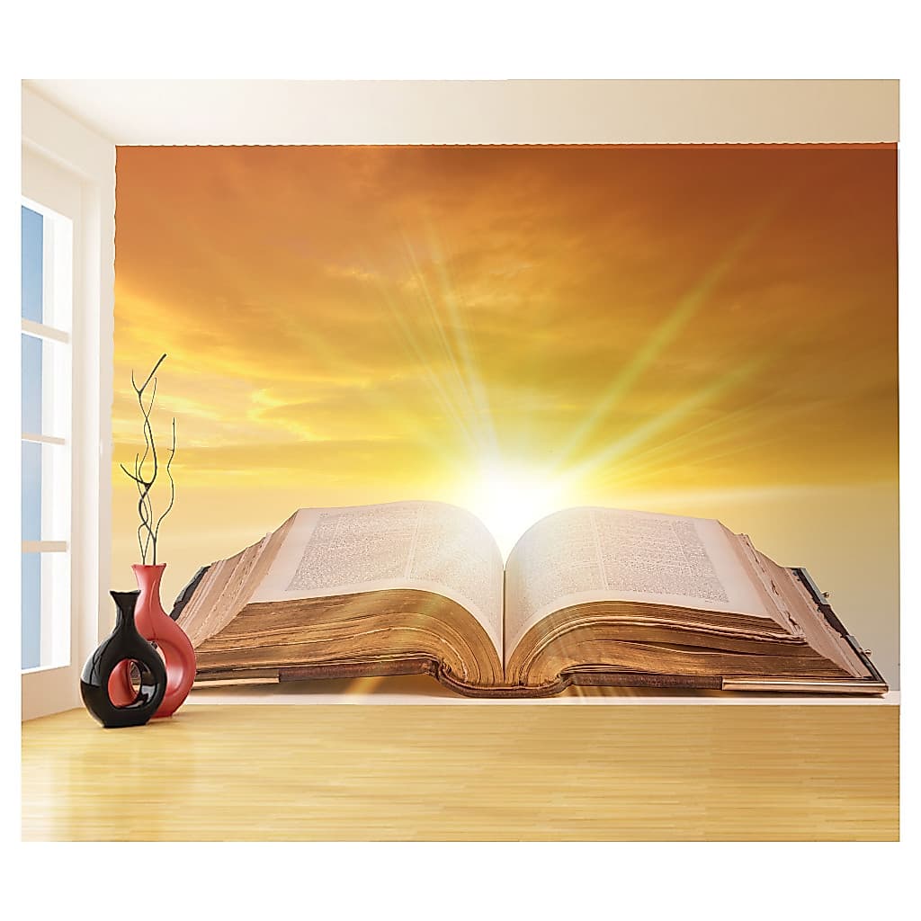 Papel de Parede Altar de Igreja Adesivo Decorativo Religioso Bíblia Espirito Santo Céus Sala Decoração - RL40