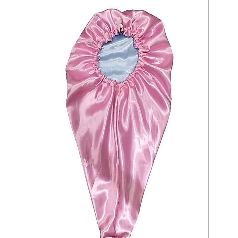 1 touca de cetim longa dupla face ajustável touca para cabelos longos Jumbo para tranças modelo gigante