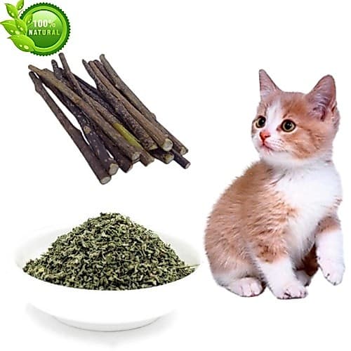 Kit Gatinho Feliz 1 Pacote com 12 Gravetos de Matatabi mais 1 Pacote com 10 Gramas de Catnip.